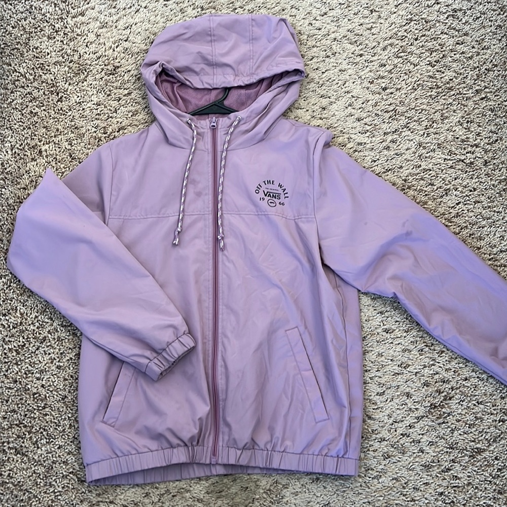 off the wall VANS windbreaker zip up!